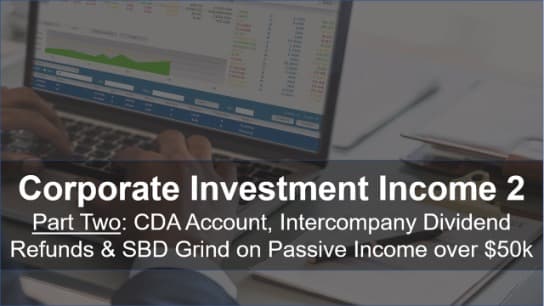 Corporate Investment Income Part 2